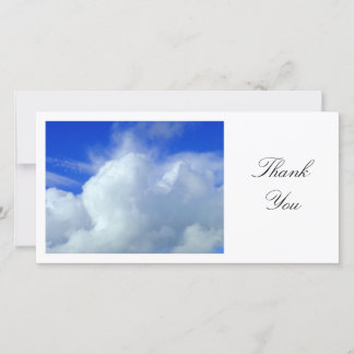 Tarjeta De Agradecimiento El Yonder Azul - Gracias