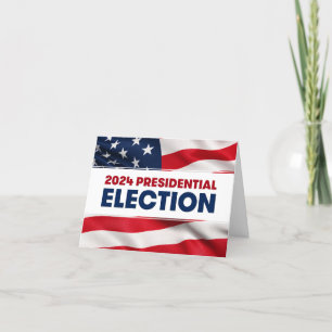 Tarjeta De Agradecimiento Elecciones presidenciales de Estados Unidos 2024