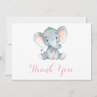 Elefante Bebé Niña Rosa y Gris Adorable