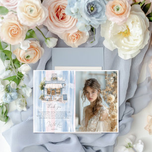 Tarjeta De Agradecimiento Elegance French Cafe Birthday