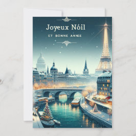 Tarjeta De Agradecimiento Elegancia de invierno parisina