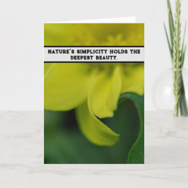 Tarjeta De Agradecimiento Elegancia dorada de Petal - Encanto de la naturale