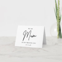 Elegancia Minimalista Para Mi Madre El Día De Mi B