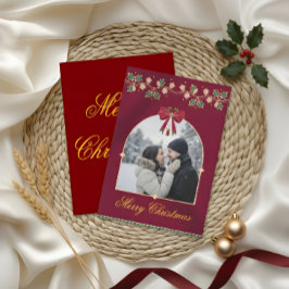 Tarjeta De Agradecimiento Elegant Christmas Greeting Card – A Message of Lov