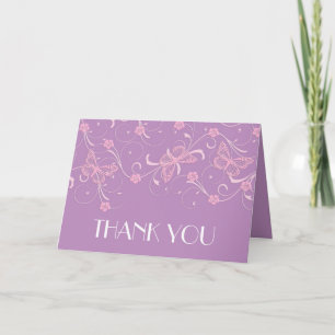 Tarjeta de agradecimiento Elegant Dream Lavanda Ma