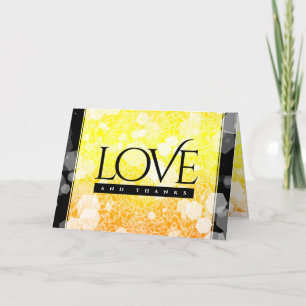 Tarjeta De Agradecimiento Elegante 13° Aniversario del Boda de la Citrina