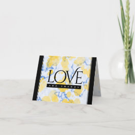 Tarjeta De Agradecimiento Elegante 18º Aniversario del Boda de Porcelana