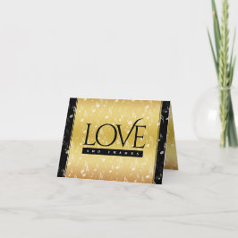 Tarjeta De Agradecimiento Elegante 27ª celebración del Aniversario del Boda 