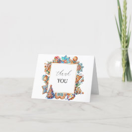 Tarjeta De Agradecimiento Elegante acuarela Feliz Navidad Baby Shower Than