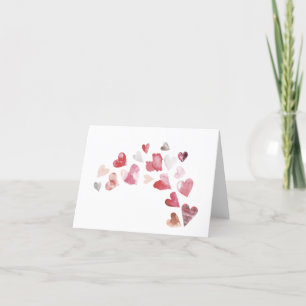 Tarjeta De Agradecimiento Elegante acuarela un poco de cariño está en