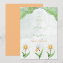 Elegante Boda de Flores Narcissus