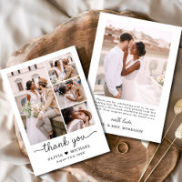 Elegante Boda de guión de cinco Collages de fotos