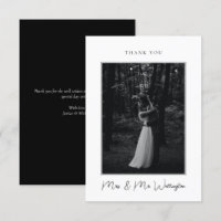 Elegante Boda moderno de escritura de firma negra