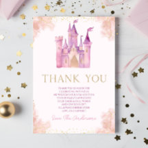 Elegante Castillo de la Princesa Real Baby Shower