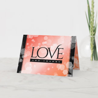 Tarjeta De Agradecimiento Elegante celebración del 35° aniversario del Boda