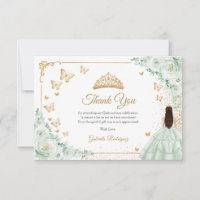 Elegante Chic Rosa Verde Sage Rosas Quinceañera