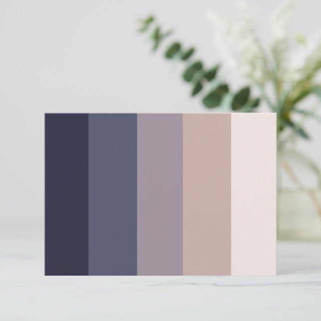 Tarjeta De Agradecimiento Elegante, contemporáneo, refinado y personalizable (Anverso de pie)