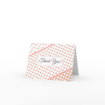 Elegante Coral Geométrico Chevron Lunares Cuadros