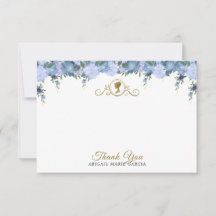 Elegante Dusty Blue Floral Victoriana Bridal Showe