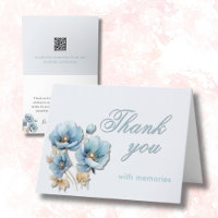 Elegante enlace de foto floral QR de cualquier año