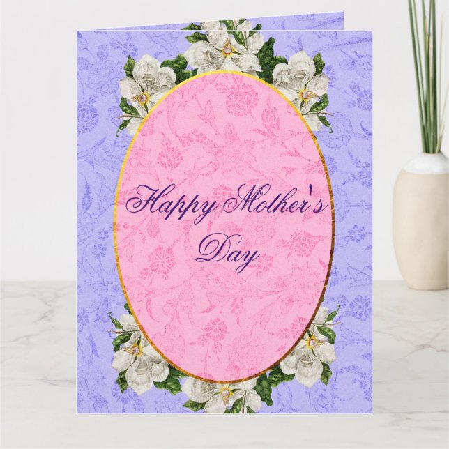 Tarjeta De Agradecimiento Elegante época de la Madre Hermosa (Anverso)