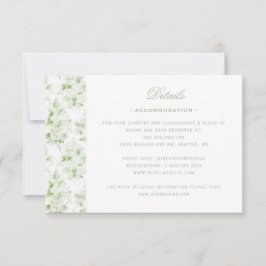 Tarjeta De Agradecimiento Elegante Escudo con detalles de Sage Green Bow