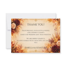 Elegante Floral de Otoño | Boda Rústica Boho de Ot