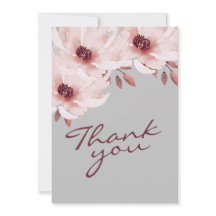 Elegante Foto Floral Acuarela Rosa Desvanecido