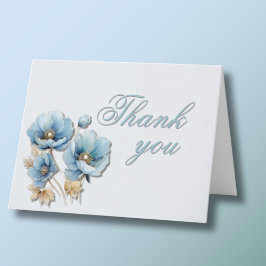 Tarjeta De Agradecimiento Elegante Foto Floral Cada Año Cumpleaños