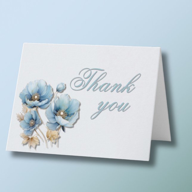 Tarjeta De Agradecimiento Elegante Foto Floral Cada Año Cumpleaños (Subido por el creador)