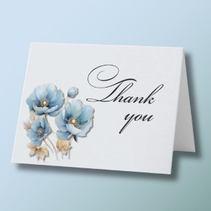Tarjeta De Agradecimiento Elegante Foto Floral Cada Año Cumpleaños