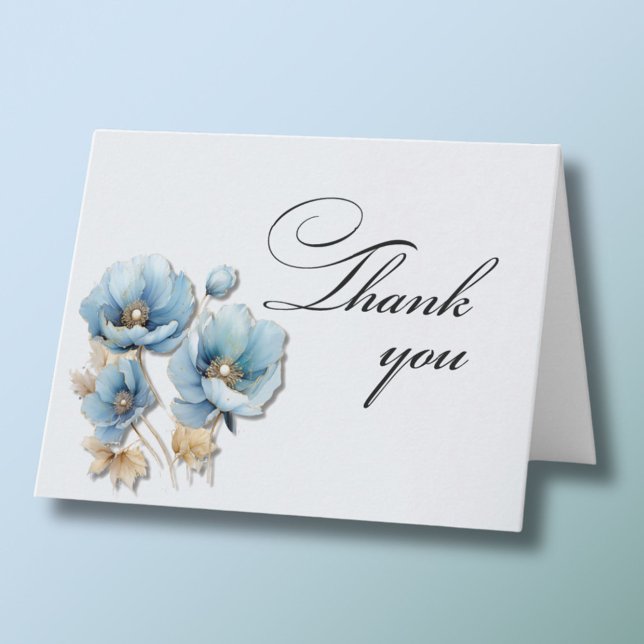 Tarjeta De Agradecimiento Elegante Foto Floral Cada Año Cumpleaños (Subido por el creador)