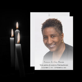 Tarjeta De Agradecimiento Elegante Foto Personalizado Para Siempre En El Fun