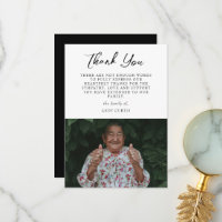 Elegante Fotografía Simpatía Caligrafía Gracias Ta