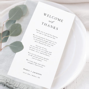 Tarjeta De Agradecimiento Elegante Gracias Bienvenida y Gracias Cartas de Lu