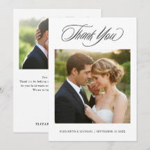 Elegante guión de boda de 2 fotos