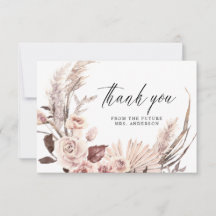 Elegante hierba de Pampas Boho Floral Despedida d