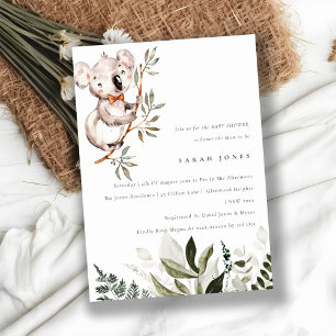 Tarjeta De Agradecimiento Elegante invitado de Baby Shower de estilo culto K