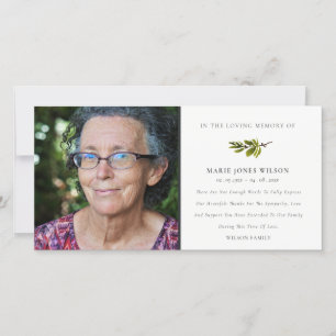 Tarjeta De Agradecimiento Elegante monumento conmemorativo de la simpatía po