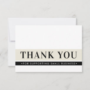 Tarjeta De Agradecimiento ELEGANTE NEGOCIO GRACIAS por solicitar insertar ma