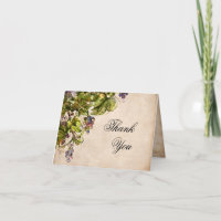 Elegante Parchment Watercolor Vineyard