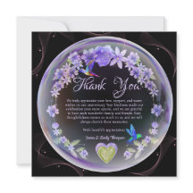 Elegante Pareja de Floral Púrpura de Boda y Aniver