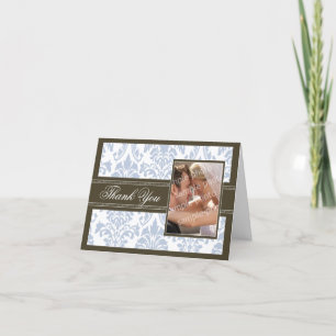Tarjeta de agradecimiento elegante personalizada D