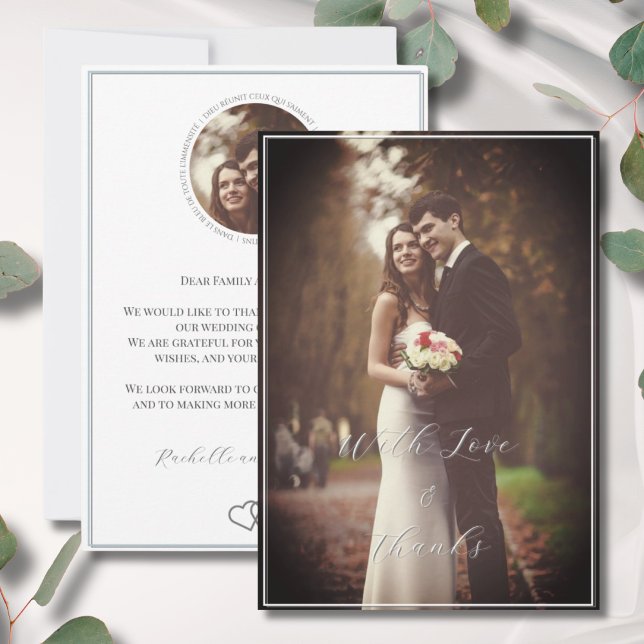Tarjeta De Agradecimiento Elegante personalizado 1 guión gráfico (Subido por el creador)