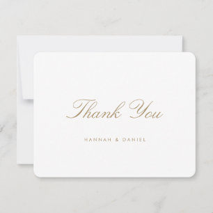 Tarjeta de agradecimiento elegante Personalizado G
