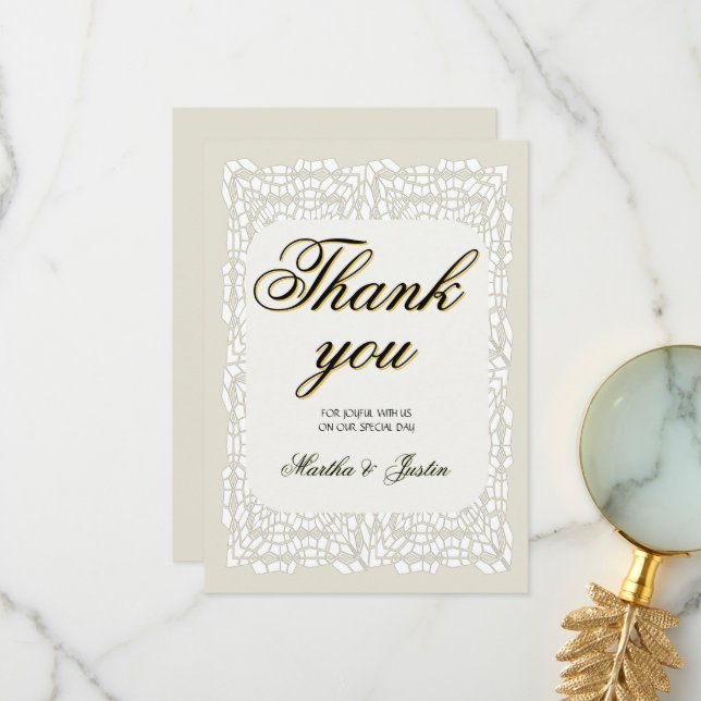 Tarjeta De Agradecimiento elegante personalizado moderno gracias a carros en (Anverso/Reverso In Situ)