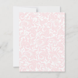 Tarjeta De Agradecimiento Elegante Pink Paisley Personalizado Día de la Madr