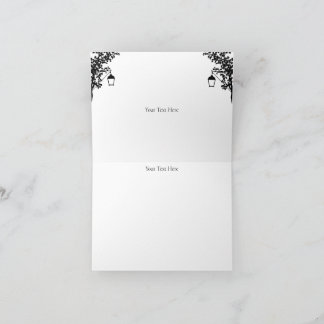 Tarjeta de agradecimiento elegante - Texto persona