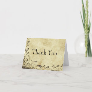 Tarjeta de agradecimiento elegante y simple