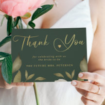 Elegante y sofisticado baby shower dorado y verde